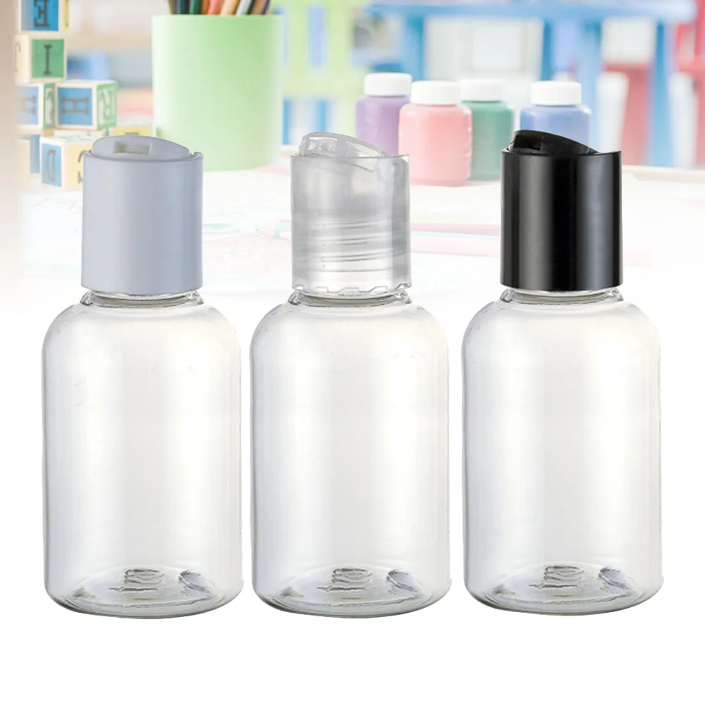 

12 Pcs Clear Container Lid Lotions Dispenser Container Body Wash Small Squeeze Bottles Foaming Soap Dispenser Travel