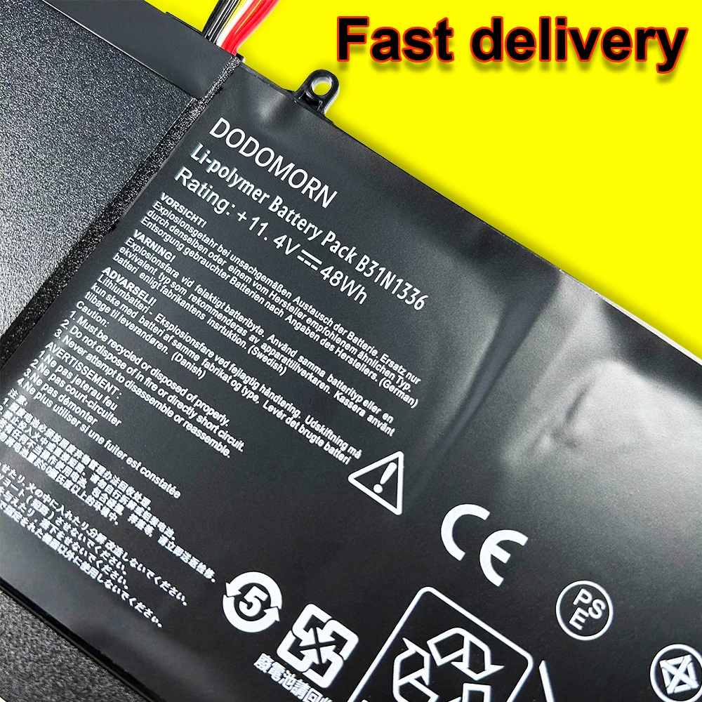 11 4 В 48 Втч B31N1336 Аккумулятор для ноутбука ASUS VivoBook S551 S551LA S551LB R553L R553LN R553LF K551LN V551 V551LN