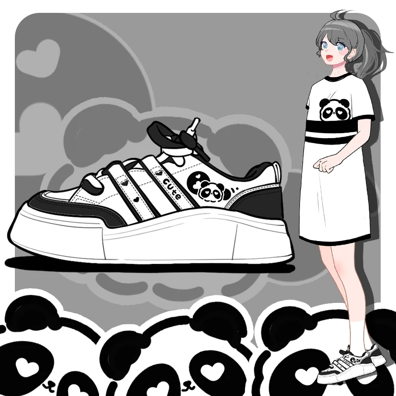 

Кроссовки женские массивные с низким верхом, на шнуровке, для скейтборда