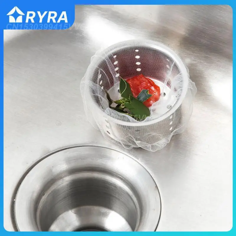 

Удобный фильтр для кухонной раковины, высококачественный Эластичный фильтр для раковины, 100 шт., эффективная сетка для фильтра для кухонной раковины и бассейна