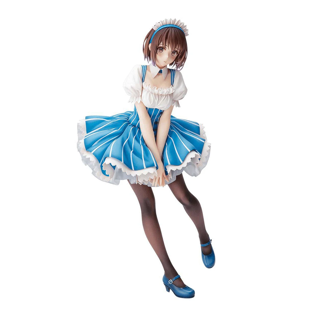 

Anime How To Raise A Boring Girlfriend Fine Megumi Kato Maid PVC Action Figure Collection Model Doll Toys Gift