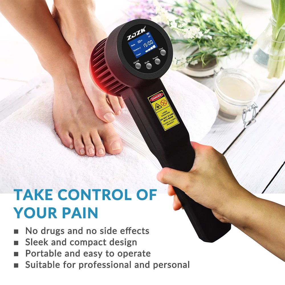 Холодная Лазерная терапевтическая установка ZJZK 5 Вт для фотоэлементов псориаза