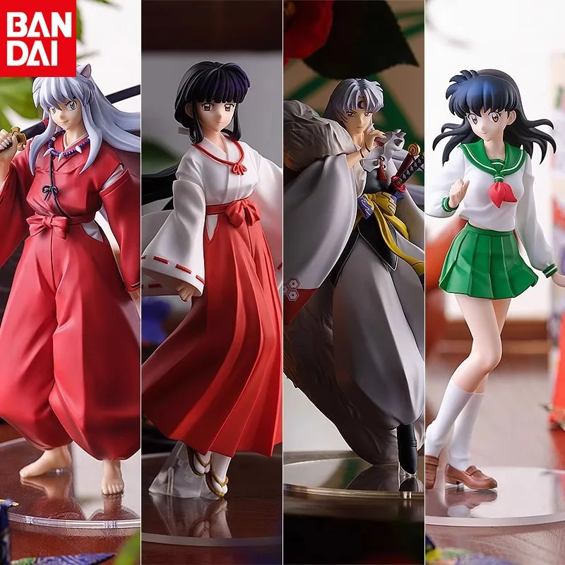 Фото Фигурки героев японского аниме BANDAI, фигурки героев аниме Inuyasha Sesshoumaru, игрушки для детей №1
