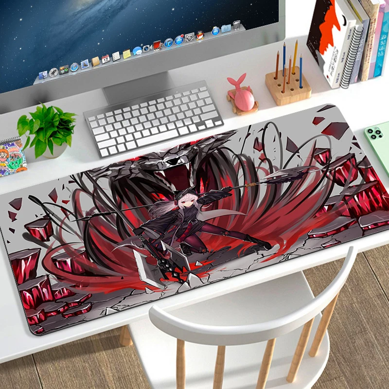 

Mousepad Gamer Keyboard Pad Arknights Mausepad Gaming Pc Accessories Non-slip Mat Mouse Pads Deskmat Mats Cabinet Mause Laptops