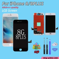 aaaquality lcd display for iphone 8 plus touch screen digitizer assembly replacement for iphone 5 5s se 6 6s 7 plus with gift