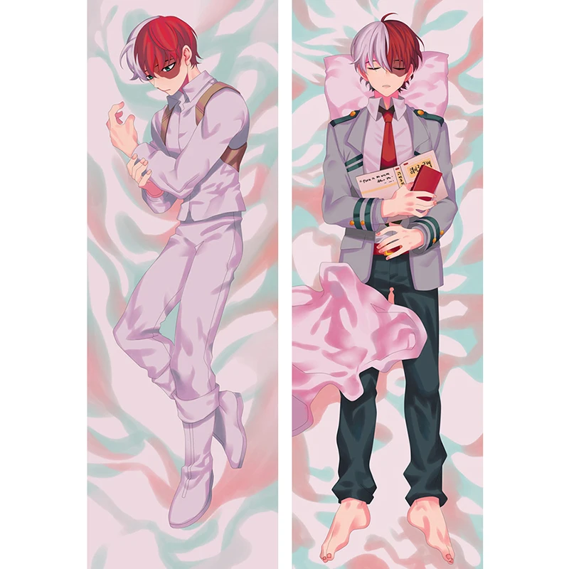 Аниме Мой герой Академия подушка для тела Чехол Todoroki Shoto Косплей Костюм наволочка