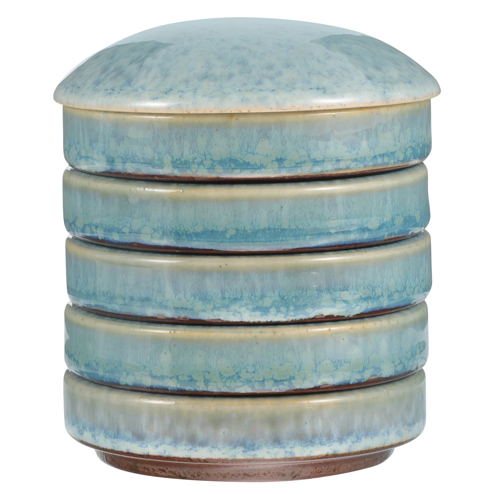 

1 Set Stackable Ceramic Palettes Porcelain Watercolor Palettes Sauce Dishes for Artists Students