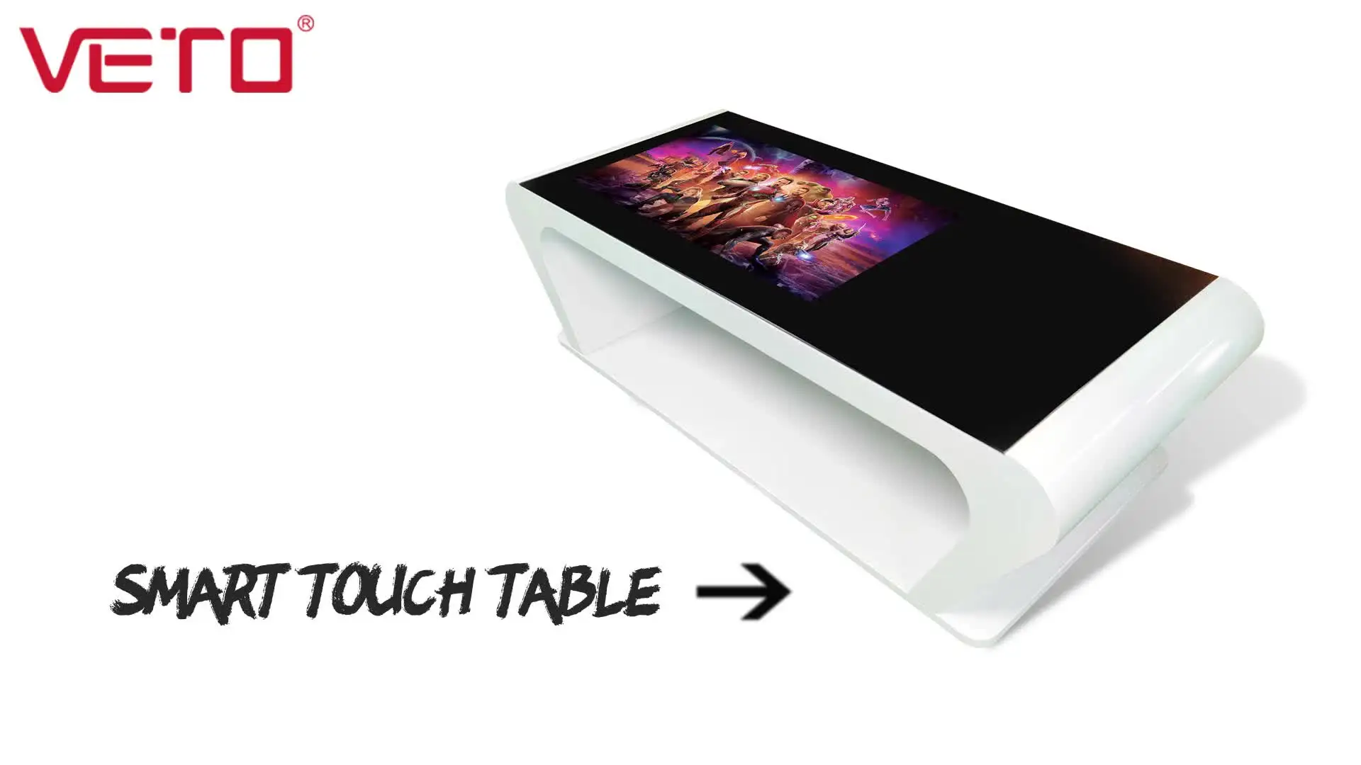 

Android coffee table 43 inch advertising display player touch table for meeting room video player