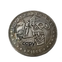 1888 skeleton knight rangers coin us coin gift challenge replica commemorative coin replica coin medal coins collection