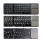 Беспроводная Bluetooth-клавиатура с тачпадом, 2,4 ГГц, русскаяиспанскаяАрабская раскладная тонкая цифровая клавиатура для настольных ПК на Windows