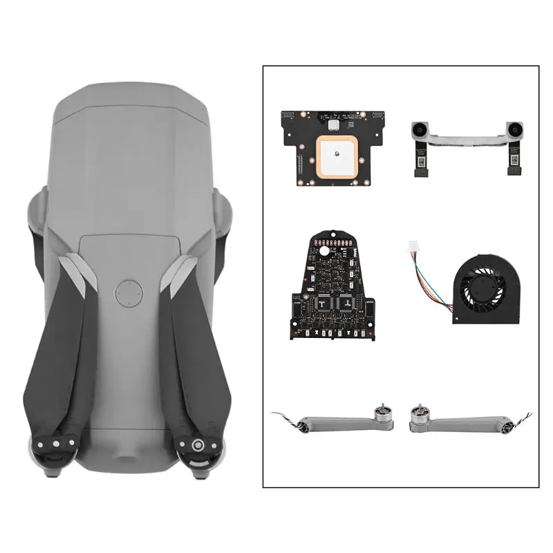 

C1FB Left Right Rear Arm GPS Module Electric Control Board Front View Component Fan for D-JI for mavic Air 2 Drone Repair Parts