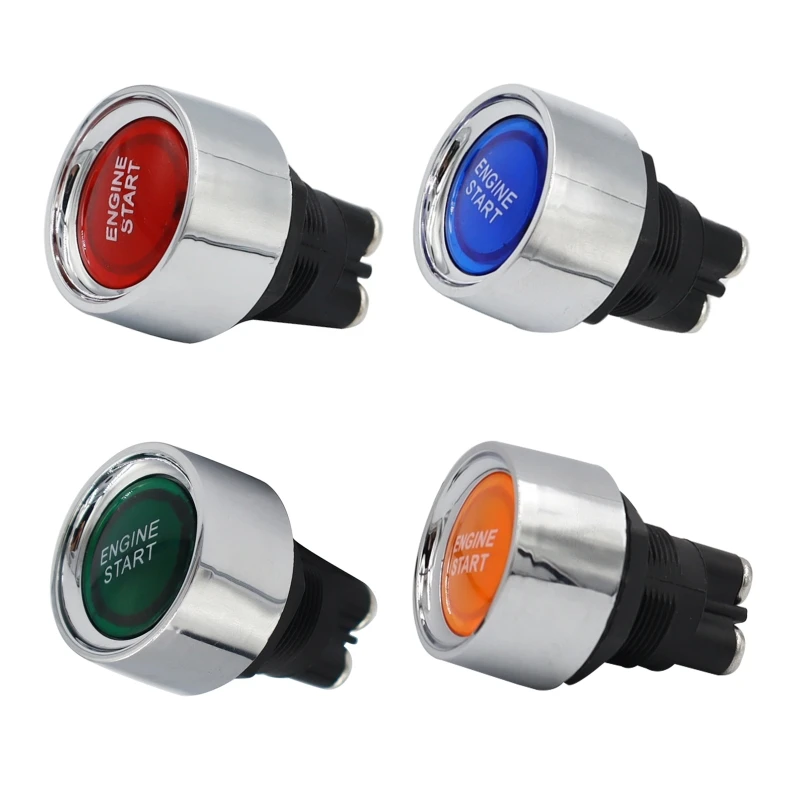

Universal Car Engine Push Button Ignition Starter On Off Keyless Switches