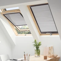 custom manual pattern cellular shades cordless honeycomb blinds full blackout fabric window shades for skylight
