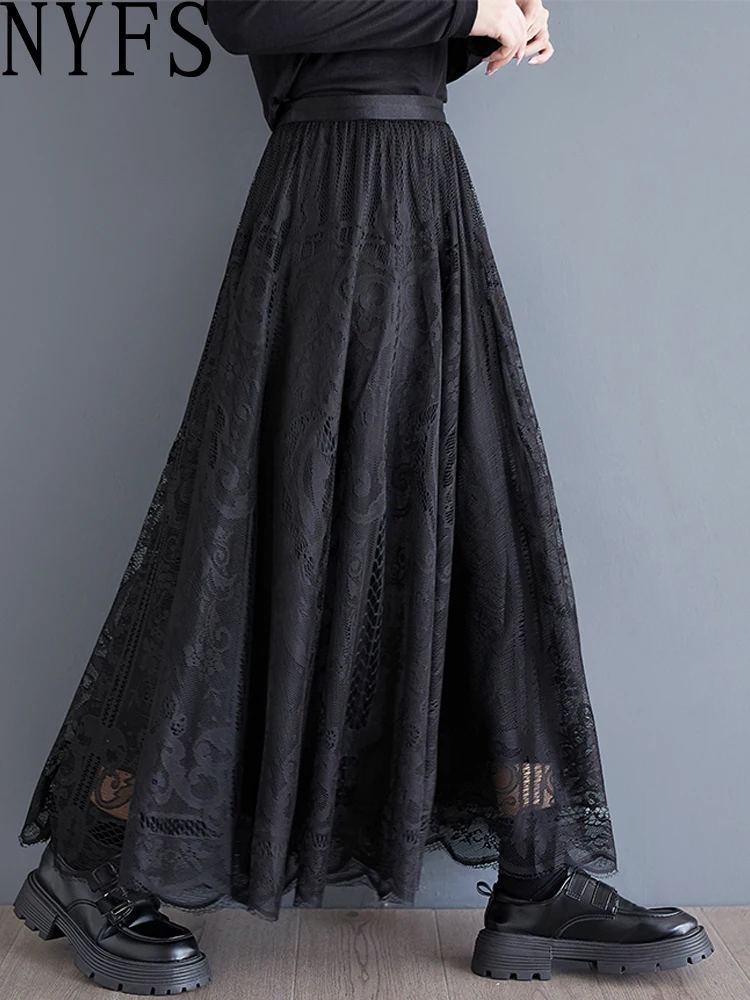 NYFS 2025: весна-лето новые офисные женские юбки с эластичной резинкой на талии