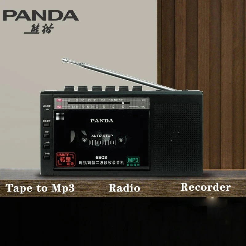 Cassette Player With Usb/tf Transcription Built-in Microphon