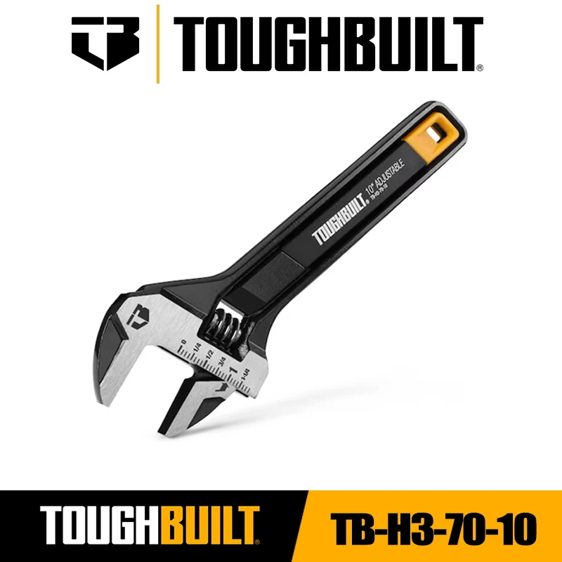 

TOUGHBUILT TB-H3-70-08 Регулируемый ключ 8 дюймов Ручные инструменты Toughbuilt TB-H3-70-10 Ключ 10 дюймов