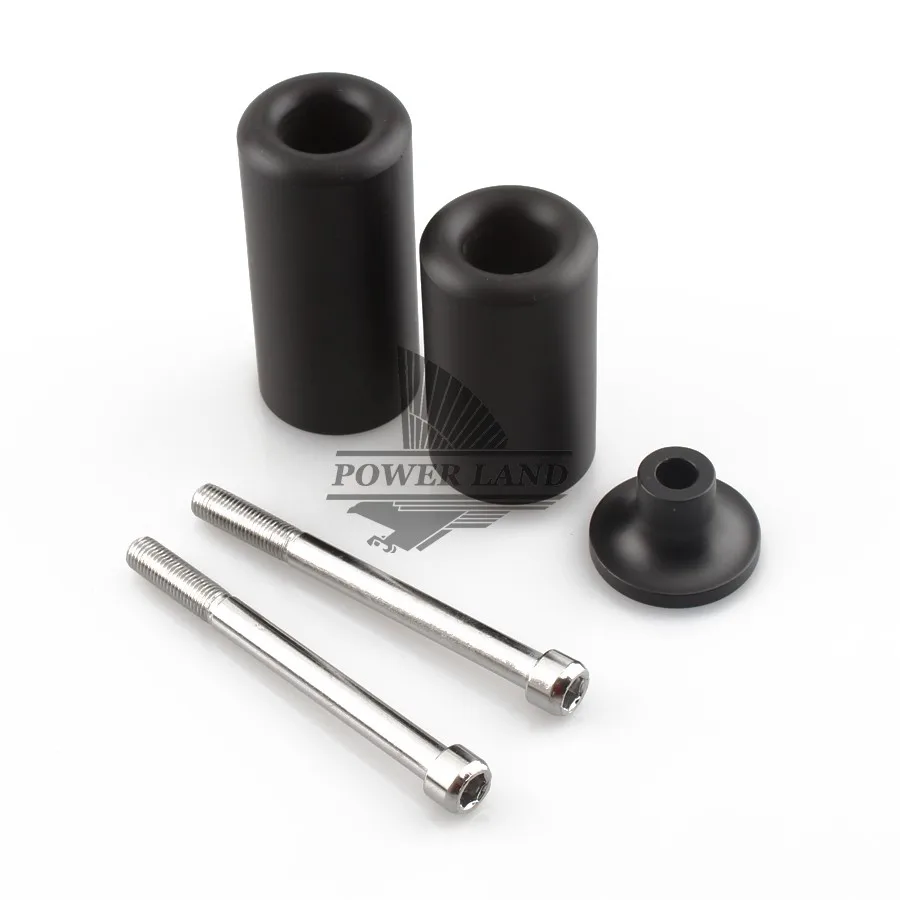 

Motorcycle Falling Protectors Parts No Cut Delrin Frame Slider Anti Crash Frame Caps Black for Kawasaki ZX-6R/ZX-6RR 2003-2004