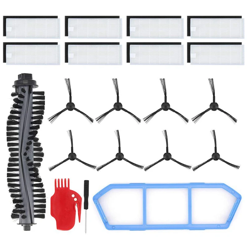 

Replacement Parts Roller Brush Side Brushes HEPA Filters For Ilife A4 A4S A40 Robot Vacuum Cleaner Accessories