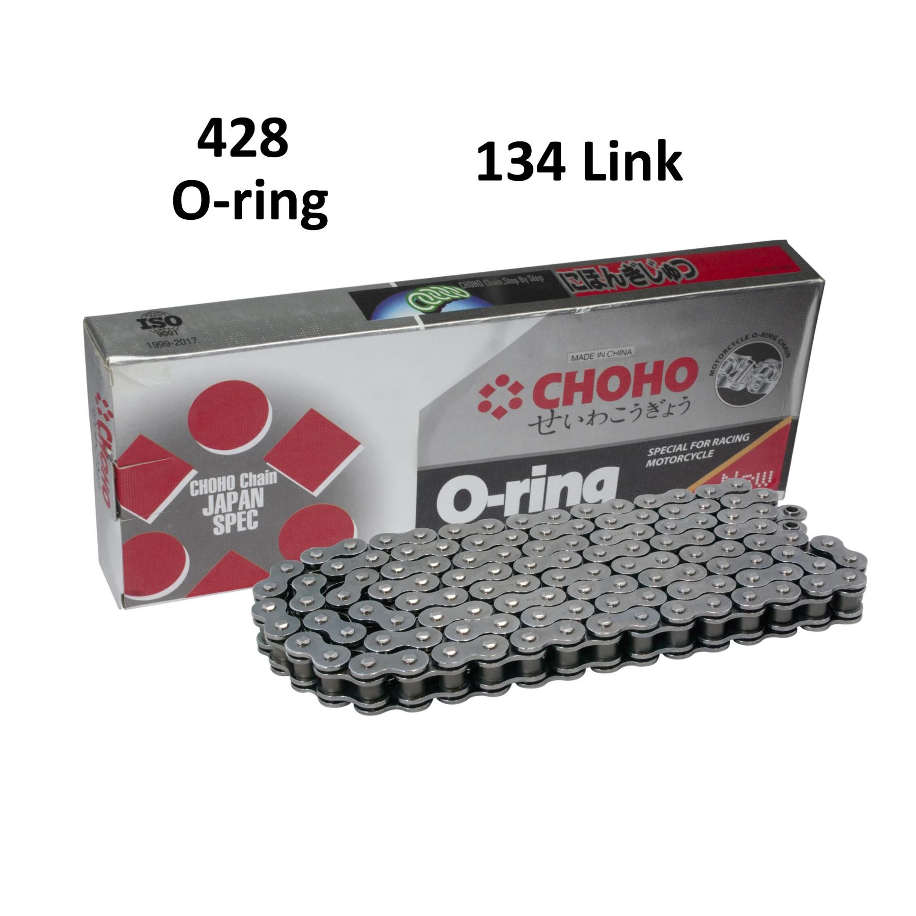 

Цепь для мотоцикла Choho 428, уплотнительное кольцо 134 л для Honda Yamaha Kawasaki Suzuki Ducati CF Moto KTM Triumph BMW ATV Derbi GasGas