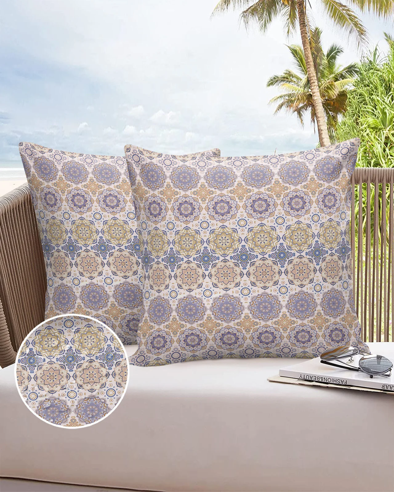 

Boho Ethnic Retro Fashion Bed Pillow Covers Home Sofa Pavilion Decorative Pillowcase Balcony Office Car Cushion Cover