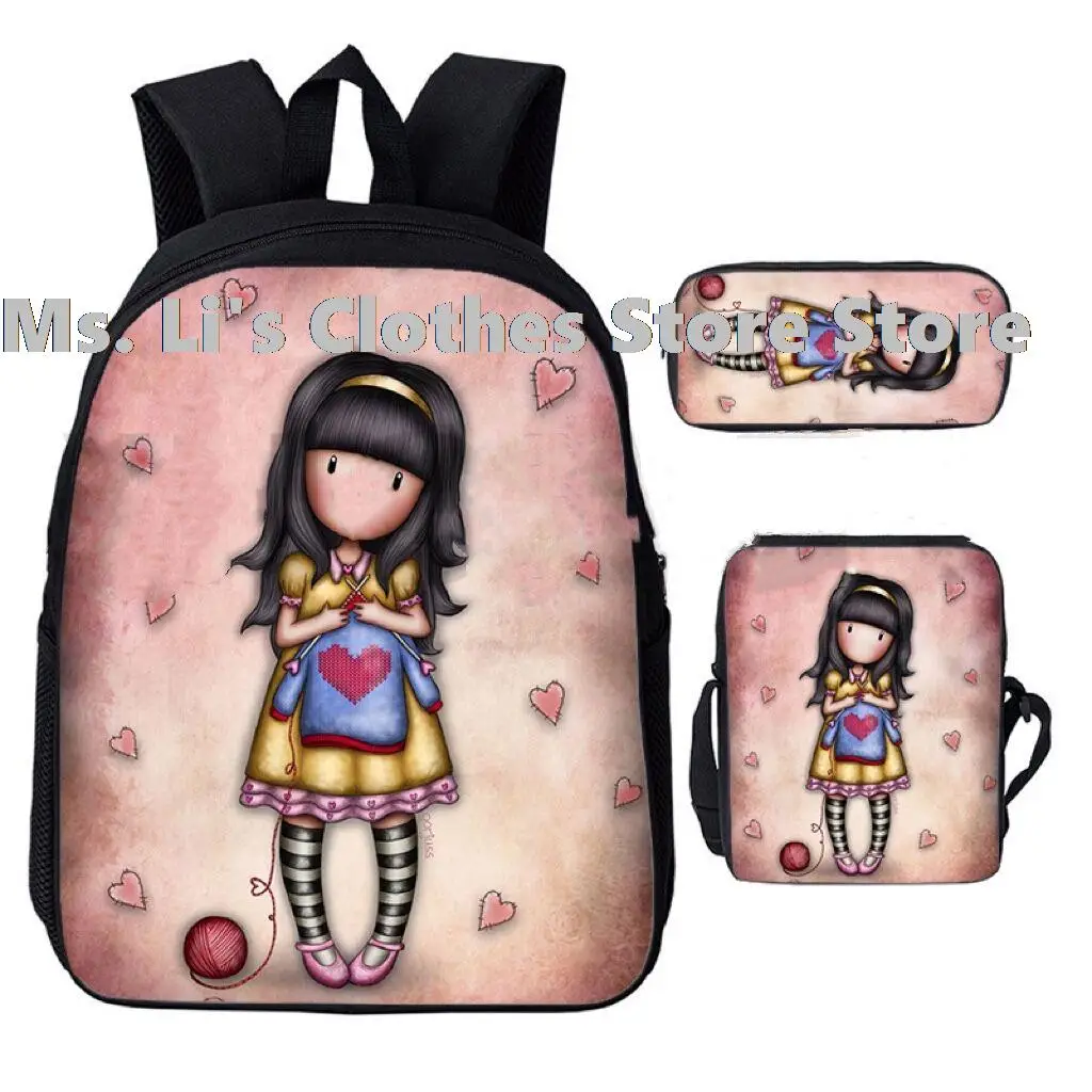 For School Teenagers Girls 3d Santoro Gorjuss Printing Bags Women