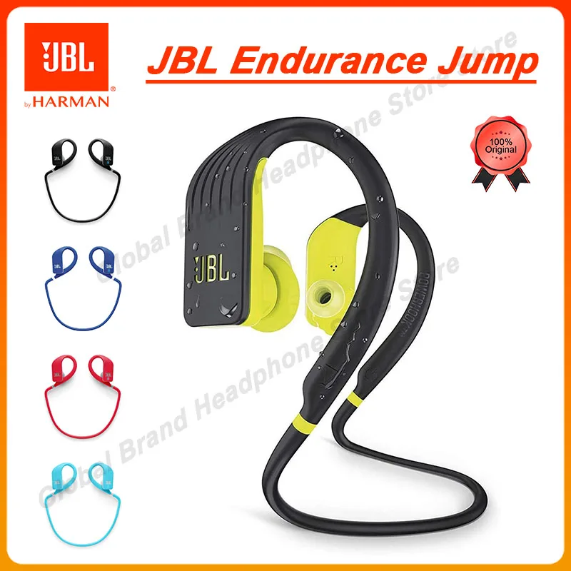 

Original JBL Endurance Jump Wireless Sports Earphones Bluetooth Headphones Waterproof HIFI Deep Bass Sound Headset Handsfree