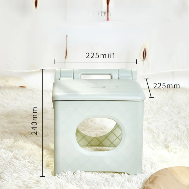 

Складной стул 2 шт., японская портативная маленькая скамейка для дома, Простой пластиковый стул для детей и взрослых, уличная Рыбалка Mazar