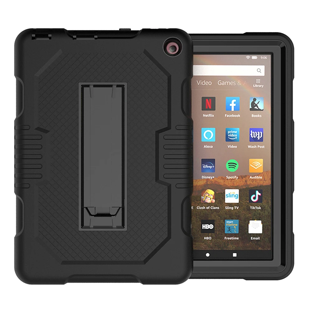 Für Amazon Feuer HD 8 2020 Tablet Funda Kinder Sicher Heavy Duty Silikon Hard Cover für Amazon Kindle Feuer HD8 plus 2020 Fall