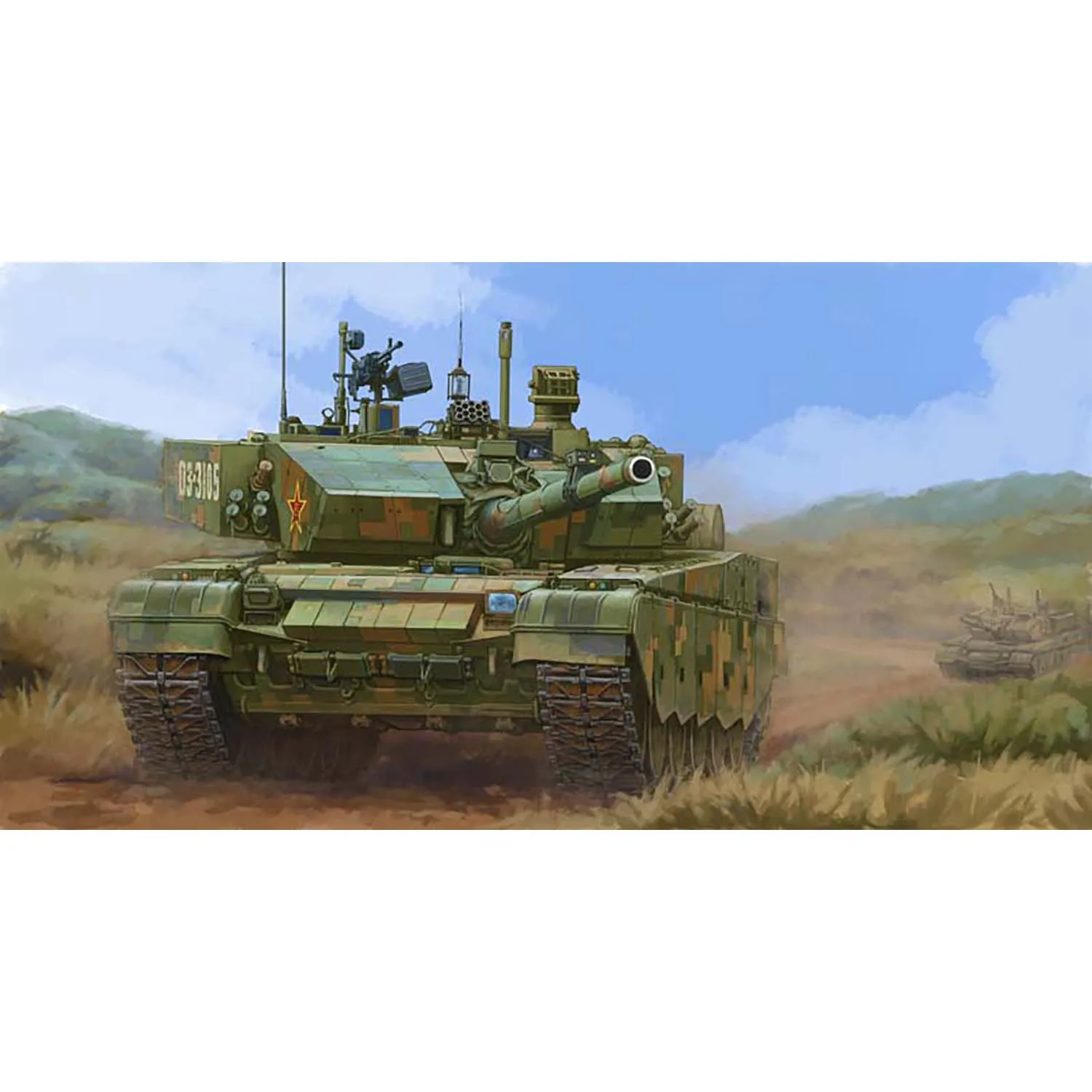 

Hobby Boss 84518 1/35 PLA ZTZ-99A MBT Static Model Fighter Tank Kit for Collecting TH20203-SMT2