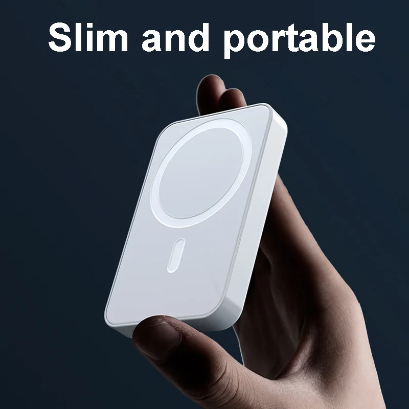 Magnetic Power Bank 10000mAh PD20W Fast Charging Wireless Charger For Iphone 12 13Pro Mini Portable Magsafing External Battery