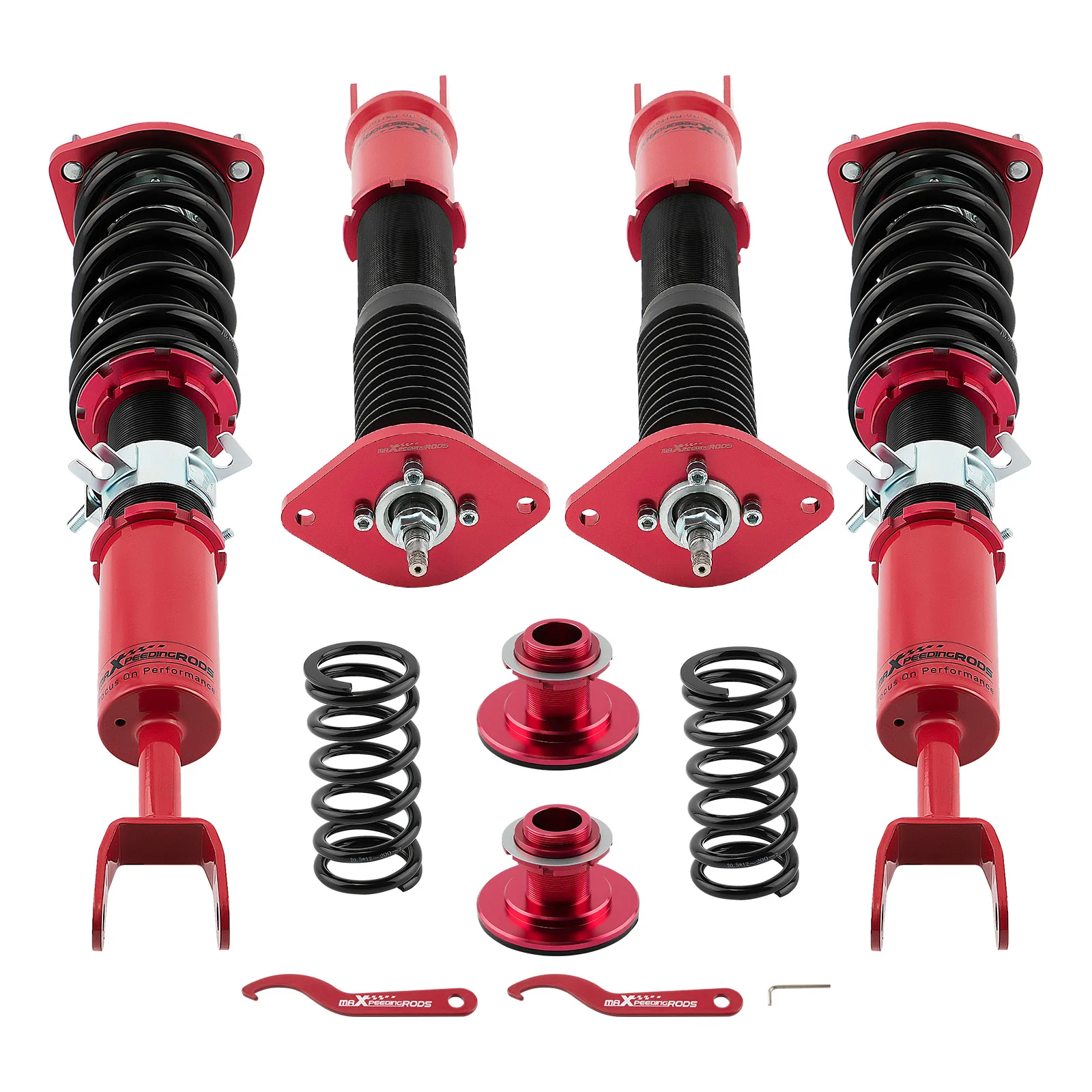 

Maxpeedingrods Adjustable Coilovers Shocks Springs Kit For Nissan Fairlady 350Z Z33 Suspension Springs Struts Shocks Absorbers