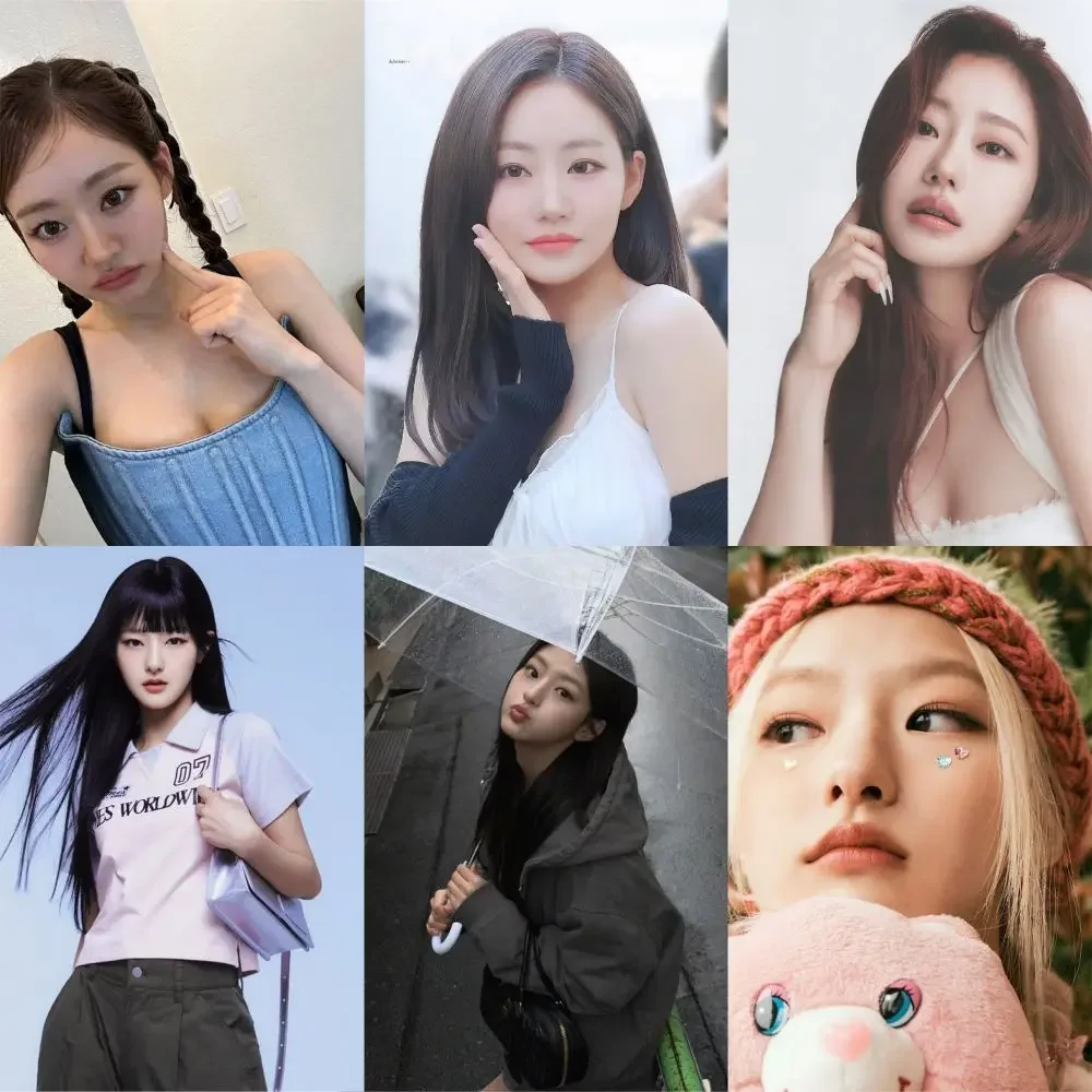 63 шт. наклейки для фотографий с надписью KISS OF LIFE Girl Group