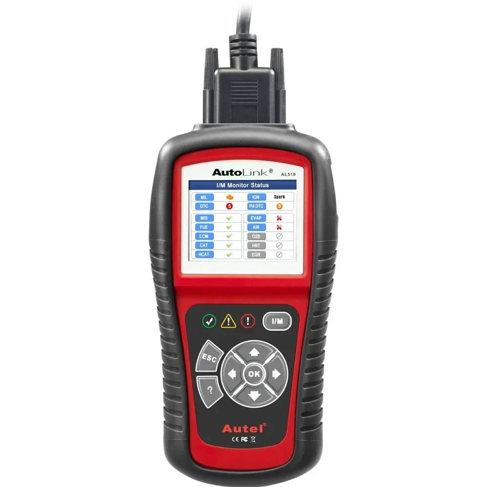 AUTEL AL519 100% оригинальный сканер OBD2 AutoLink считыватель неисправностей поддержка всех