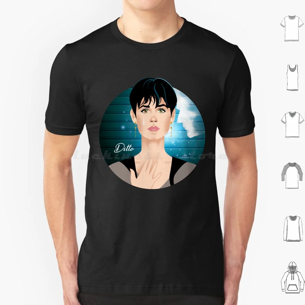 Ditto T Shirt Cotton Men Women DIY Print Alejandro Mogollo Art Alemogolloart Alejandromogolloart Christmas Ghost Love Valentine