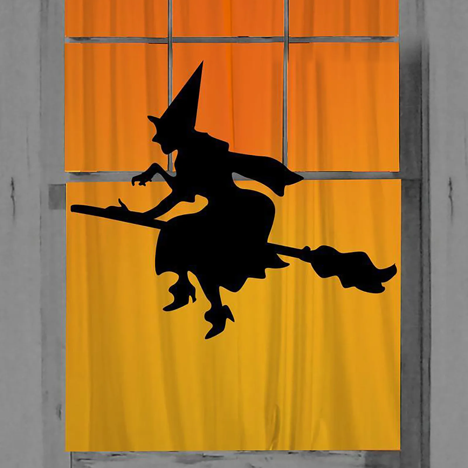 

Halloween Horror Party Supplies Sticker Window Decoration Ghost Door Wall Witch Mural for Home Party Bar Room Sticker Decor