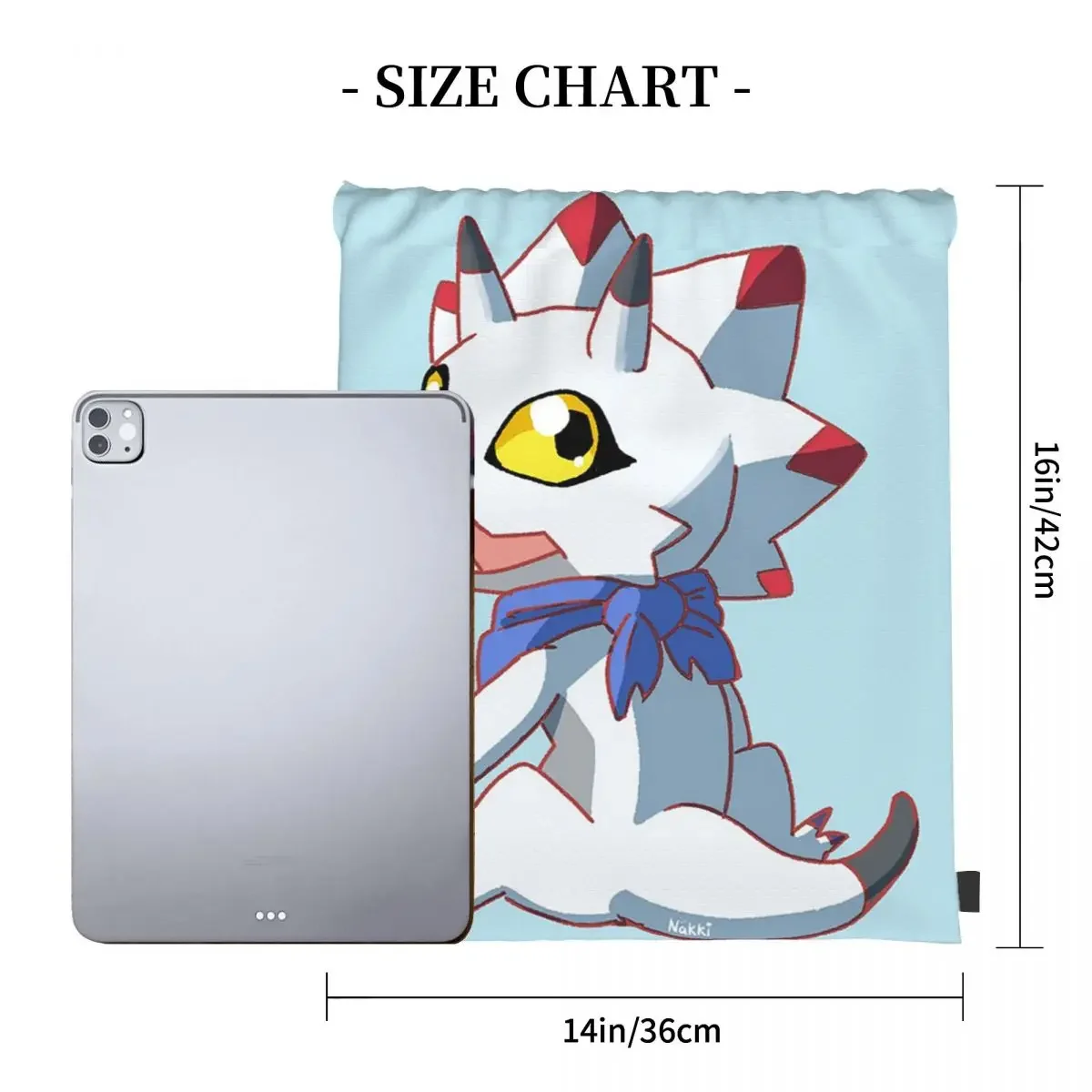 Рюкзаки Gammamon Digimon повседневные портативные сумки на шнурке карманная сумка для