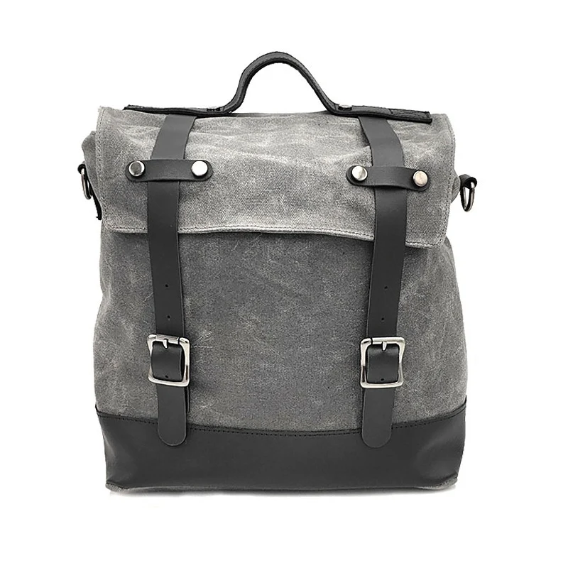 

Retro locomotive side bag universal waterproof side bag motorcycle canvas bag knight saddle bag