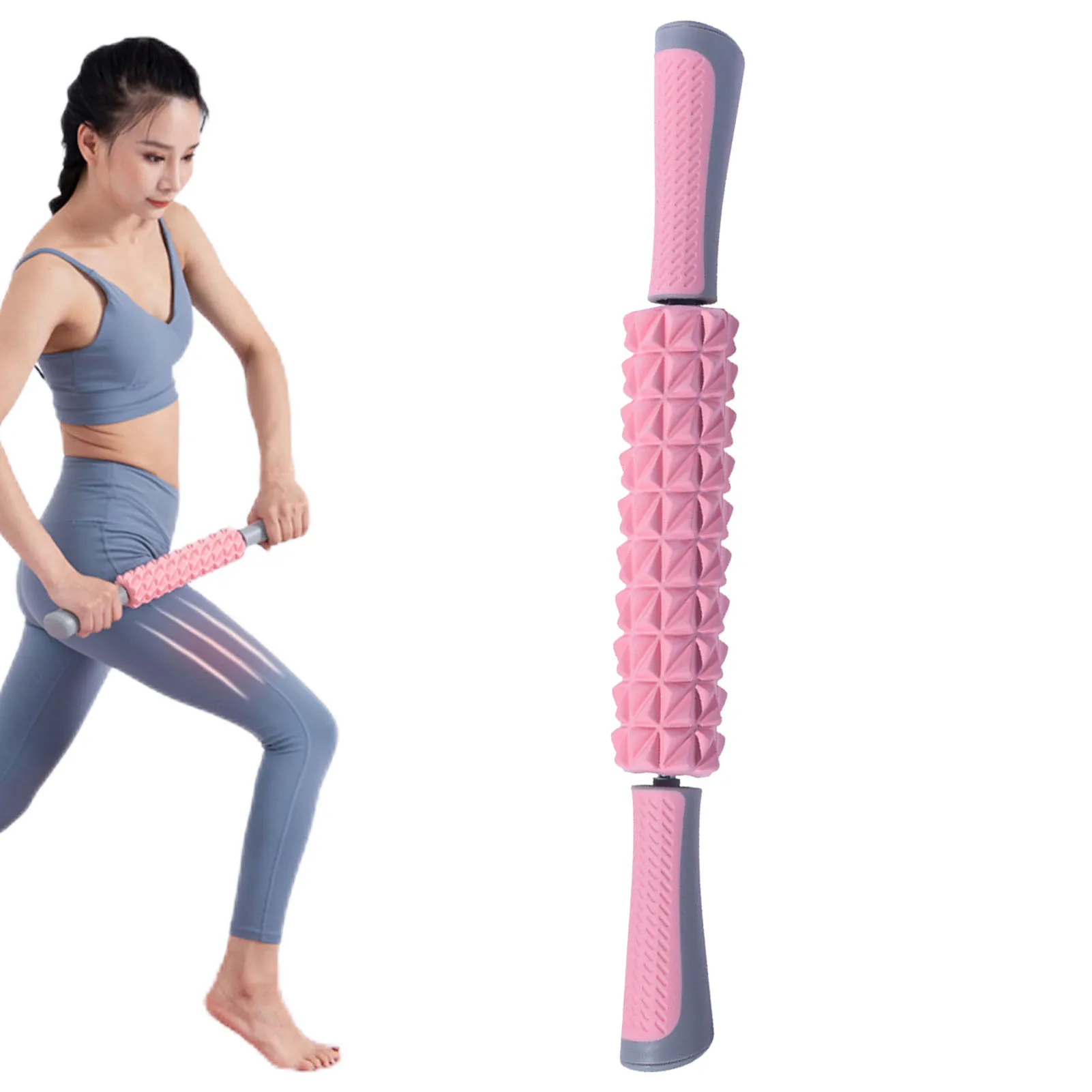 

Muscle Roller For Athletes Muscle Roller High Flexibility Calf Roller Massage Roller Stick For Athletes With 160 Massage Points