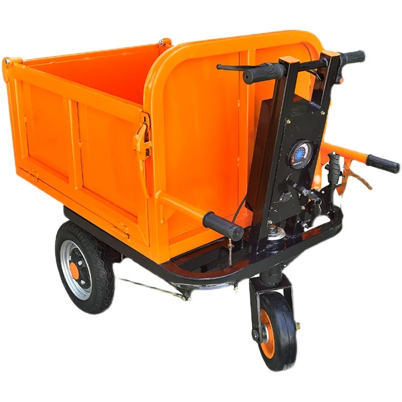 

FQ Electric Trolley Construction Site Gray Bucket Truck Three-Wheeled Truck