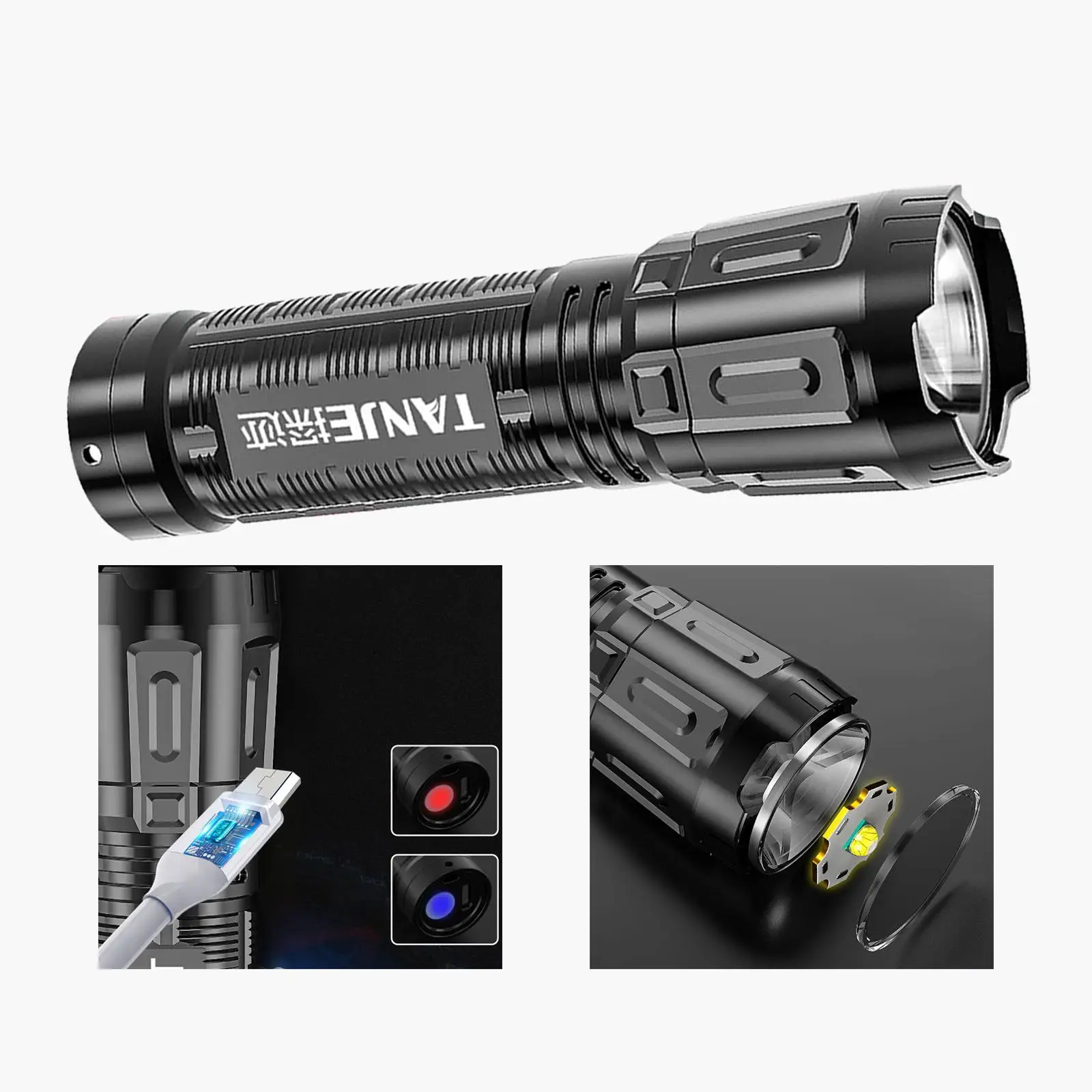 

Portable Mini Flashlight Torch Powerful for Hunting Fishing Walking