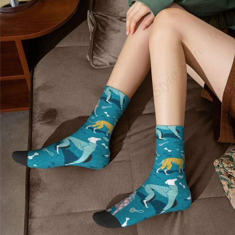 Носки для собак борзой мужские и женские теплые забавные новинки носки уиппет