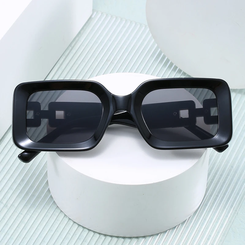 Солнцезащитные очки унисекс в прямоугольной оправе UV400