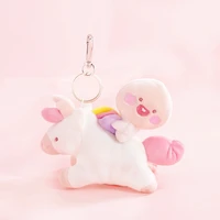 cartoon anime series kakao apeach unicorn modeling plush toy pendant lovely cartoon decorate doll for girl
