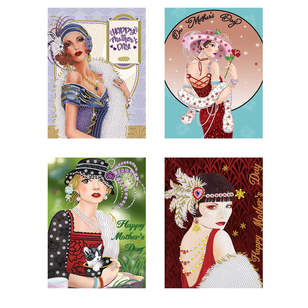 Необычная Алмазная мозаика Детский набор для великолепной леди искусство