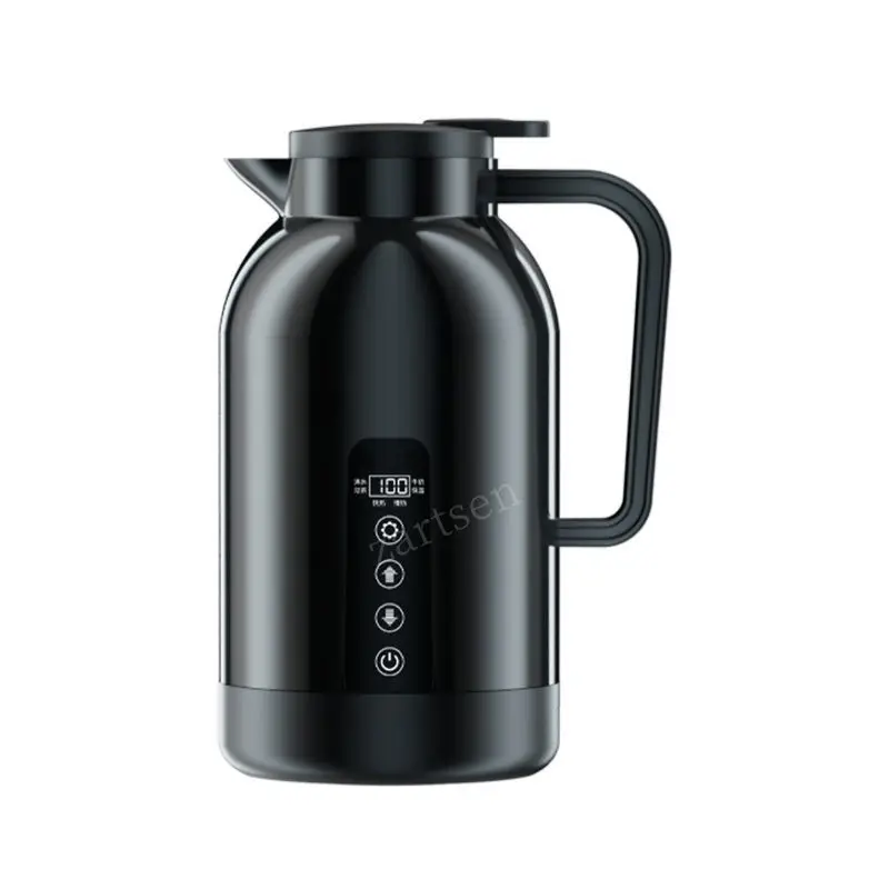 1300ml 12V/24V Portable Electric Water Kettle Car Heating Cup Stainless Steel Water Warmer Bottle Car Kettle Electric