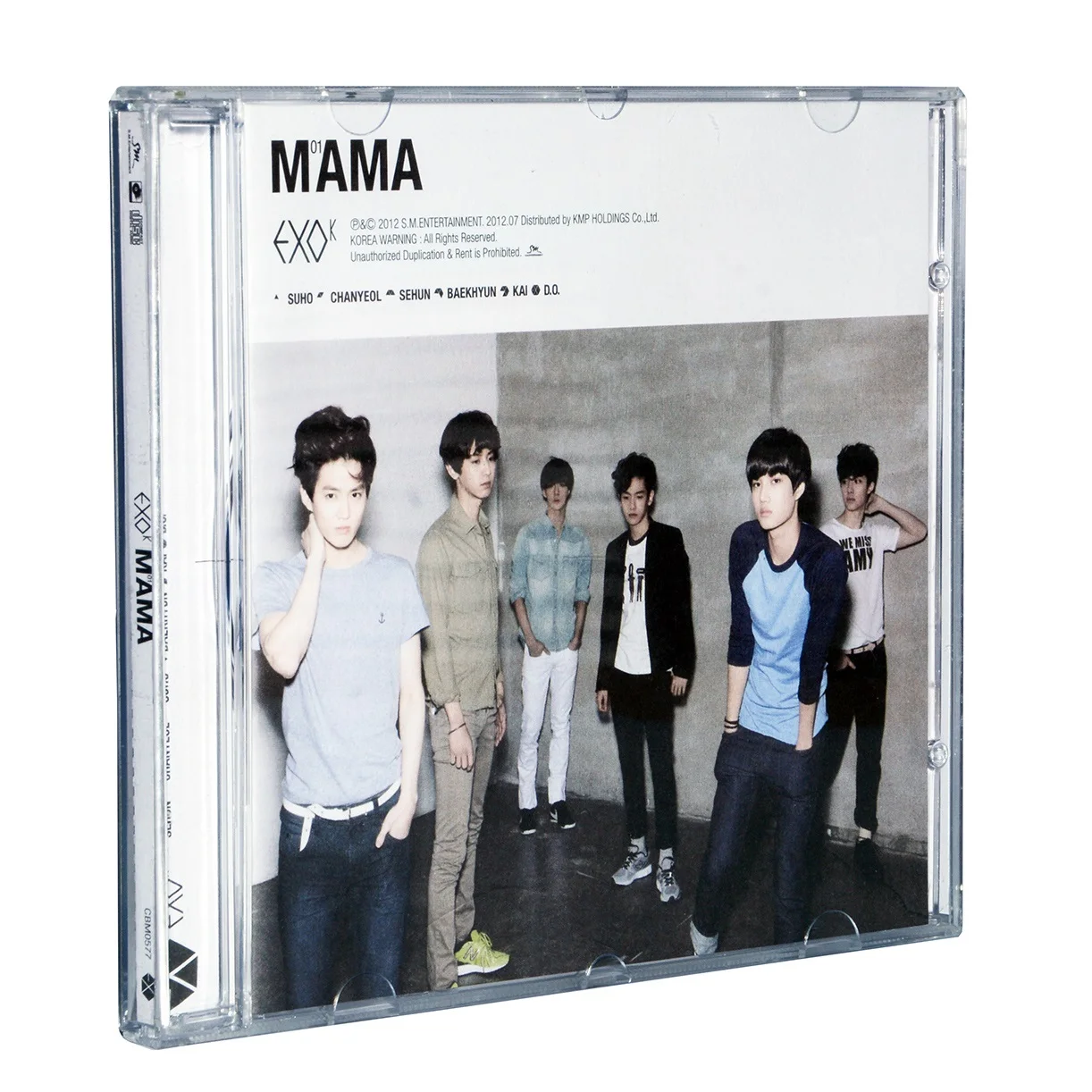 

EXO K 1st MINI ALBUM MAMA Korean Version Wu Yifan Kris Luhan Zhang Yixing Huang Zitao Male Singer Team Pop Music 1 CD Box Set