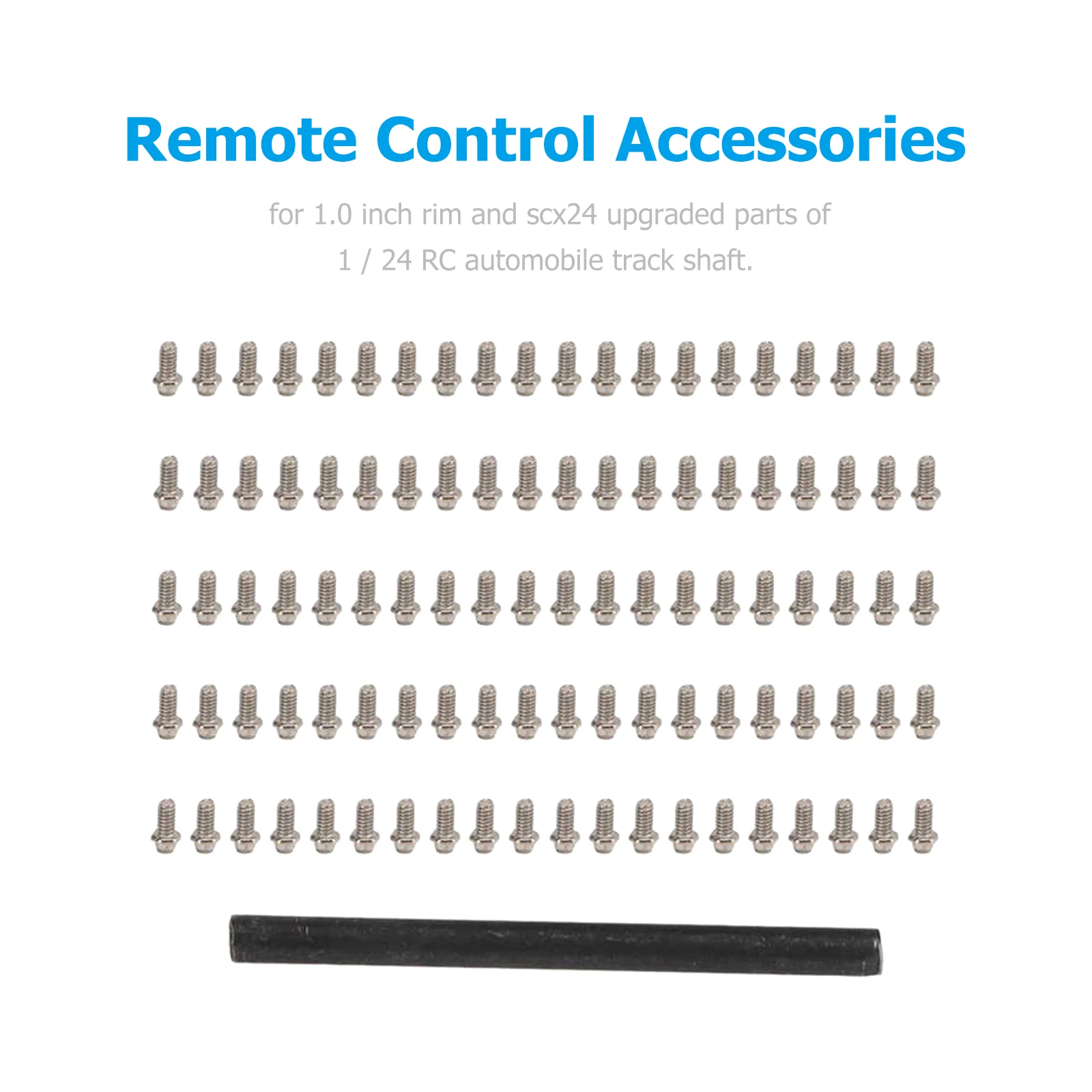 

Dscx030 100 шт. M1.4 винты с шестигранным отверстием из нержавеющей стали с гаечным ключом для 1.0 Φ 1to24 RC Crawler Axial SCX24 Hardware