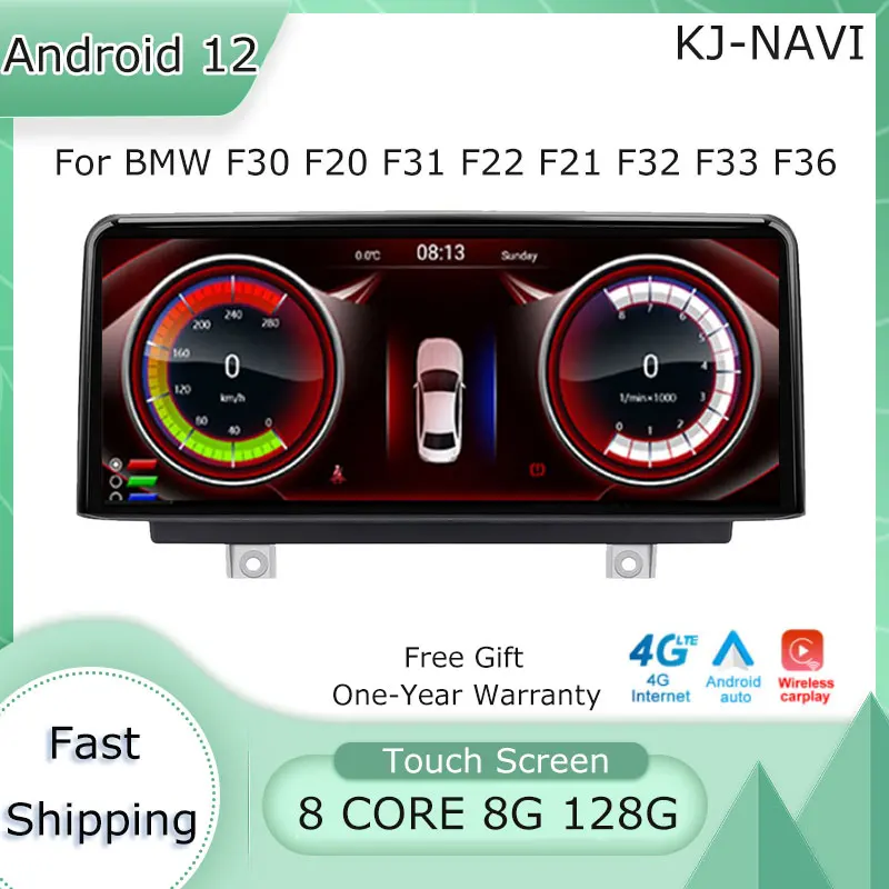 

Android 12 Touch Screen Car Accessories Carplay Monitor Multimedia Player 10.25 Inch For BMW F30 F20 F31 F22 F21 F32 F33 F36