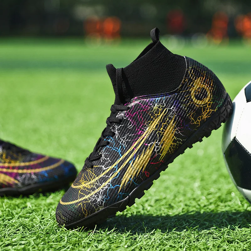 

Quality Football Boots Wholesale Soccer Shoes C.Ronaldo Assassin Chuteira Campo TF/AG Football Sneaker Futsal Training Shoes