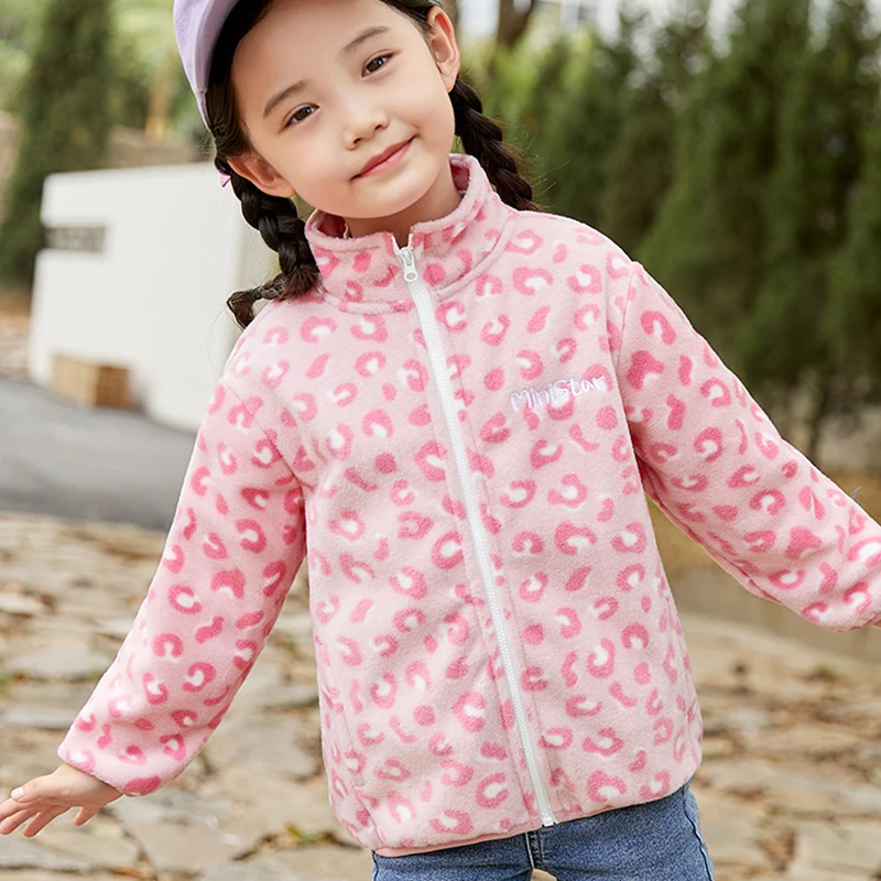 Осенние Новые Детские флисовые куртки детская верхняя одежда пальто однотонные